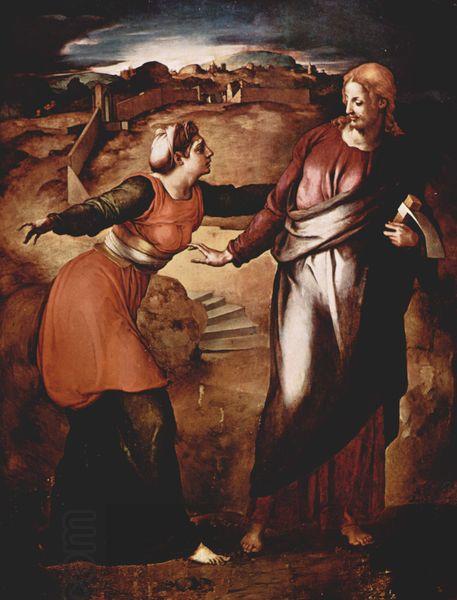 Jacopo Pontormo Noli me tangere oil painting picture